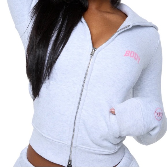 BODY BACKSHOT HOODIE 2.0 GREY-L - Picture 1 of 2